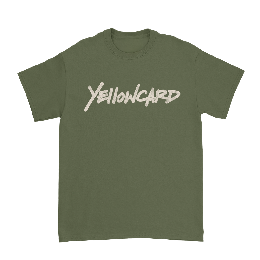 Simple Logo Military Green T-Shirt