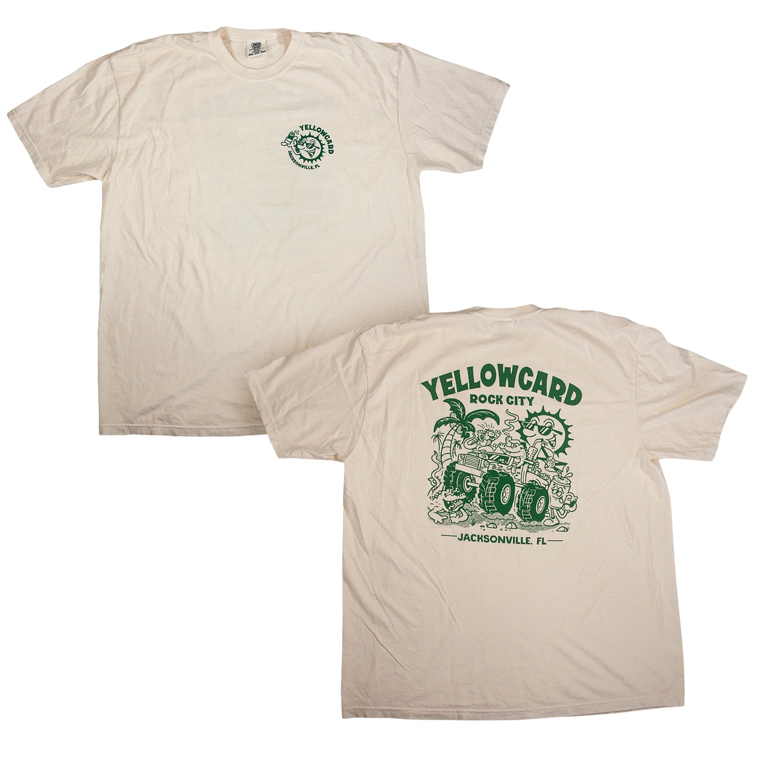 Florida Man - Ivory T-Shirt – Yellowcard