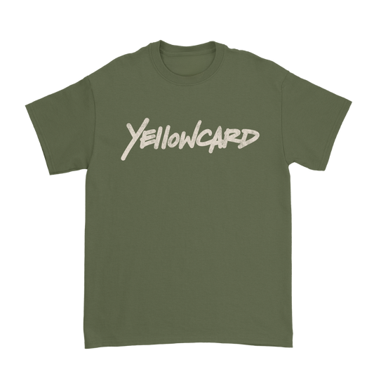 Simple Logo Military Green T-Shirt