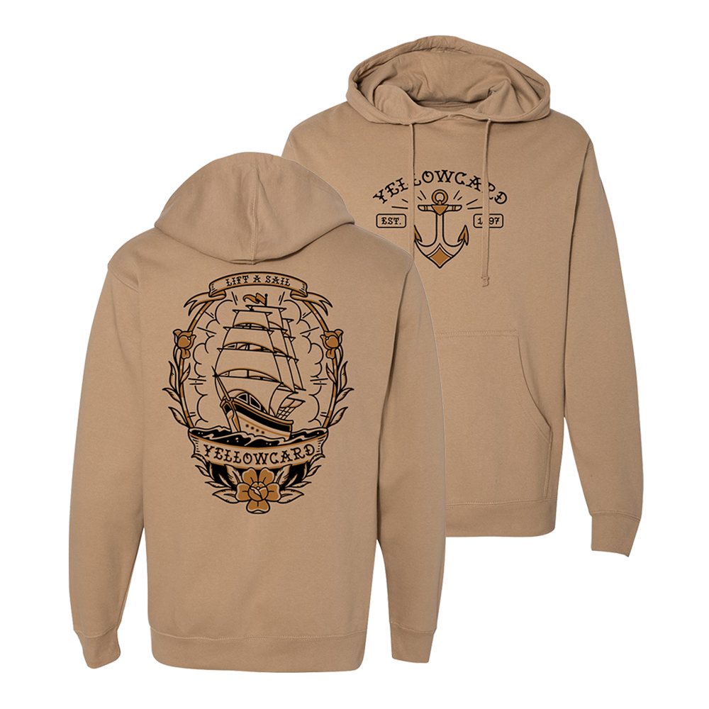 Tattoo Ship Pullover Hoodie