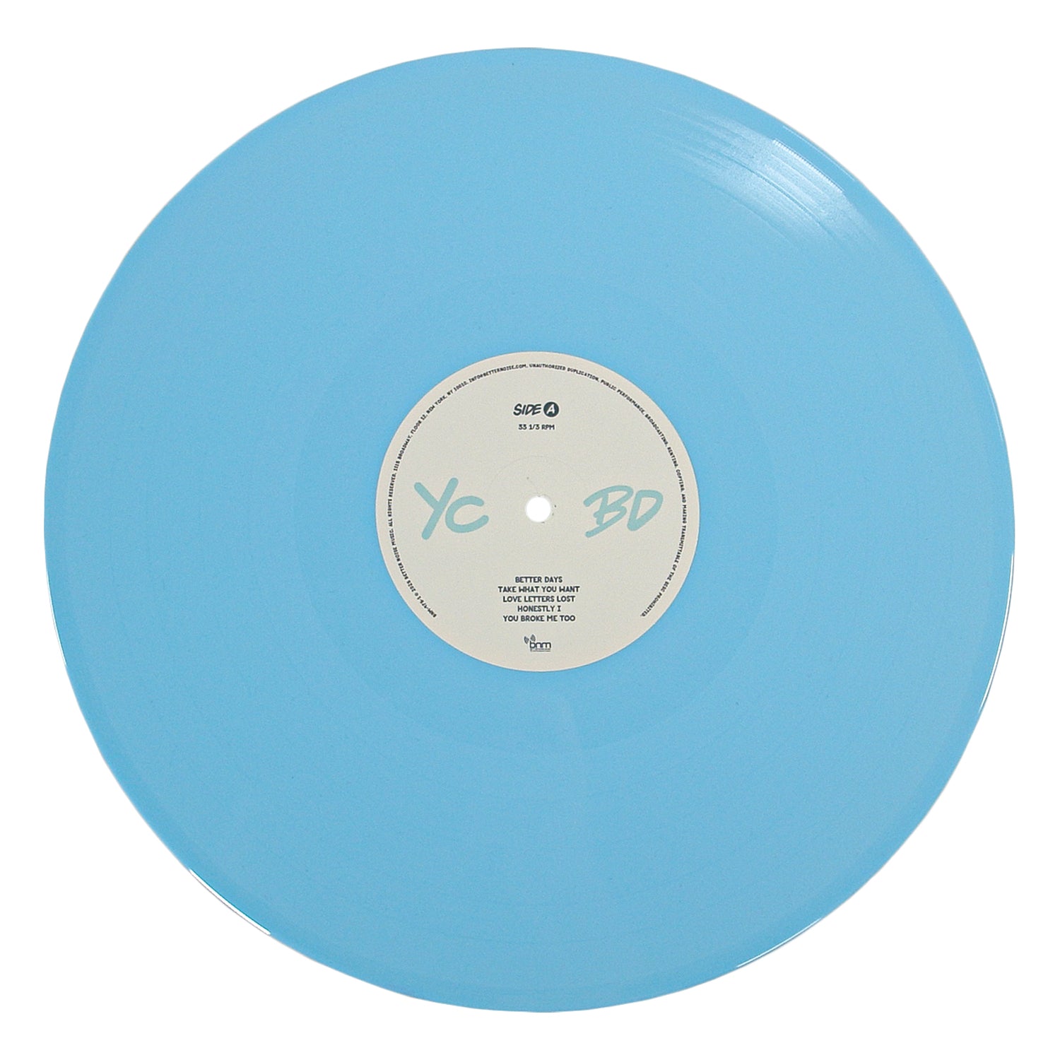 Better Days - Baby Blue Vinyl LP – Yellowcard